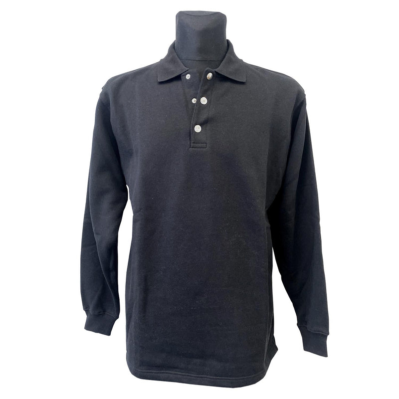 Polo-Sweatshirt - marine blau