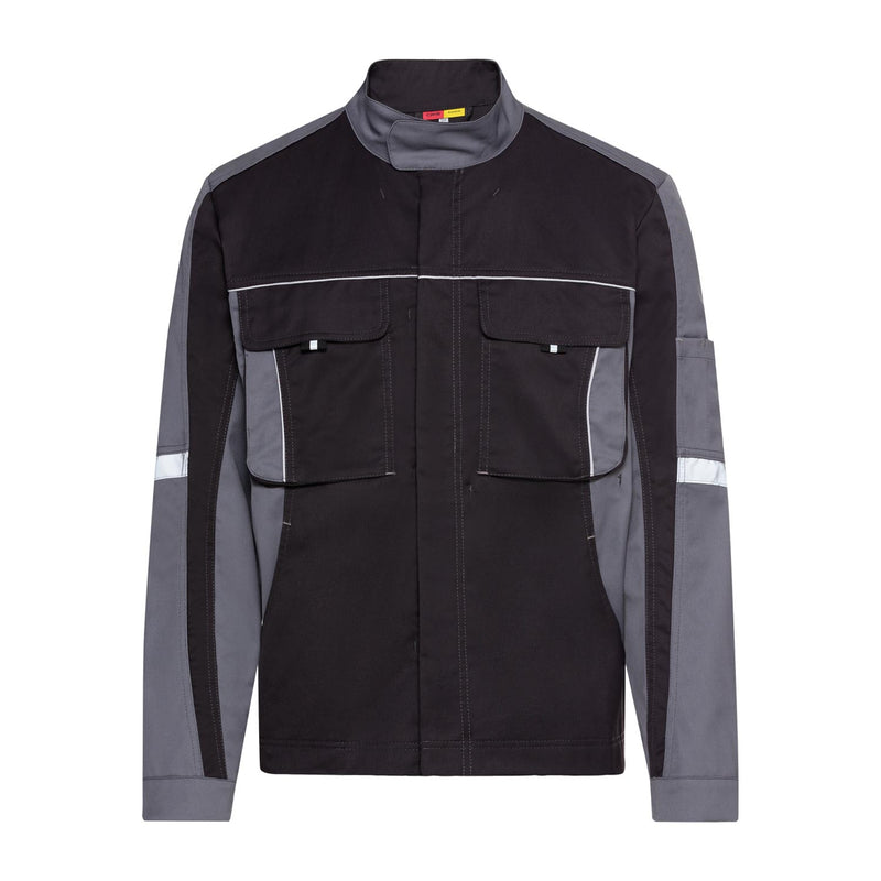 Arbeitsjacke dunkelgrau/grau Pro Line | CWS Workwear | Frontansicht