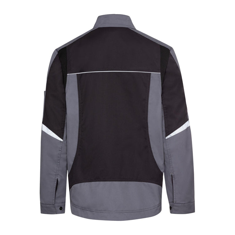 Arbeitsjacke dunkelgrau/grau Pro Line | CWS Workwear | Rückansicht