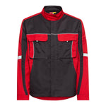 Arbeitsjacke dunkelgrau/rot Pro Line | CWS Workwear | Frontansicht