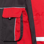Arbeitsjacke dunkelgrau/rot Pro Line | CWS Workwear | mit Label