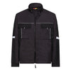 Arbeitsjacke dunkelgrau/schwarz Pro Line | CWS Workwear | Frontansicht mit offenem Reißverschluss