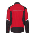 Arbeitsjacke rot/dunkelgrau Pro Line | CWS Workwear | Rückansicht