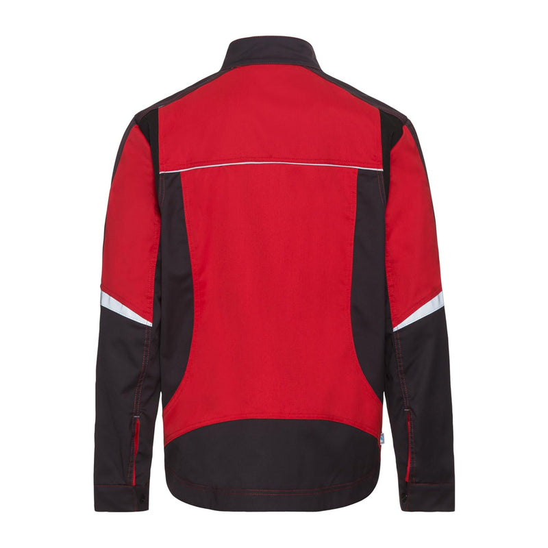 Arbeitsjacke rot/dunkelgrau Pro Line | CWS Workwear | Rückansicht