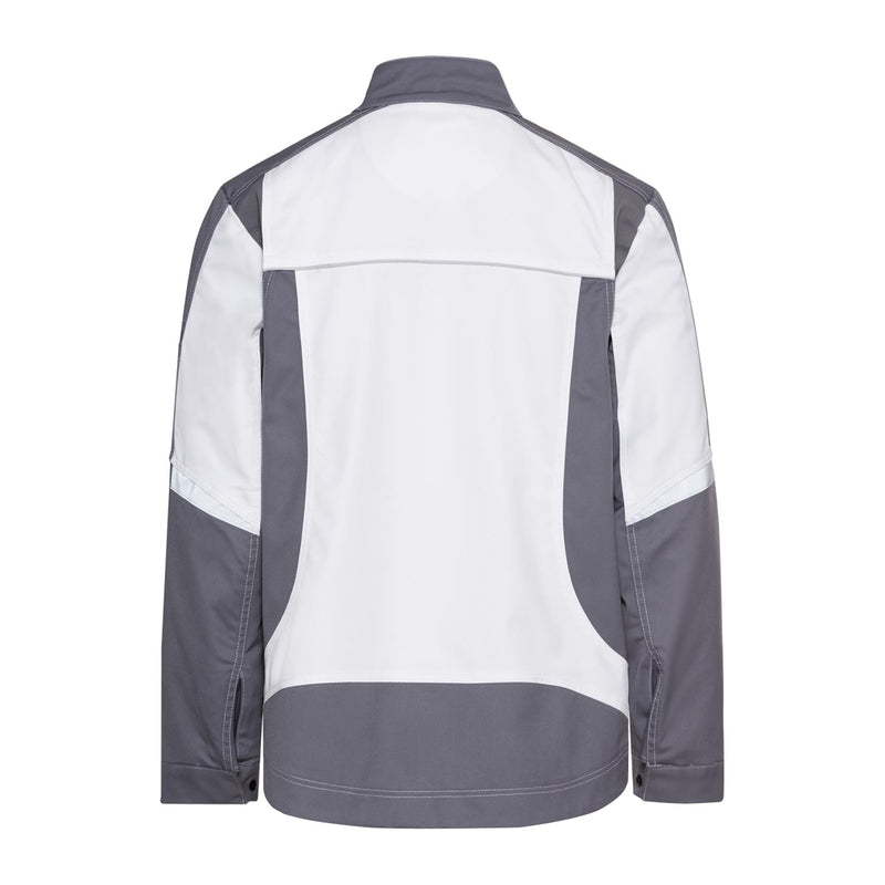 Arbeitsjacke weiß/grau Pro Line | CWS Workwear | Rückansicht
