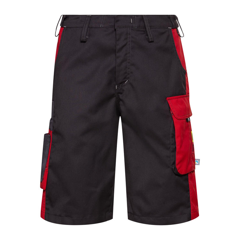 Bermuda dunkelgrau/rot Pro Line | CWS Workwear | Frontansicht