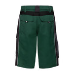 Bermuda dunkelgrün/dunkelgrau Pro Line | CWS Workwear | Rückansicht