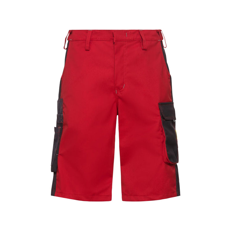 Bermuda rot/dunkelgrau Pro Line | CWS Workwear | Frontansicht