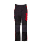 CWS Workwear Bundhose Pro Line | dunkelgrau/rot | Frontansicht