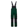 Latzhose dunkelgrün/dunkelgrau Pro Line | CWS Workwear | Frontansicht
