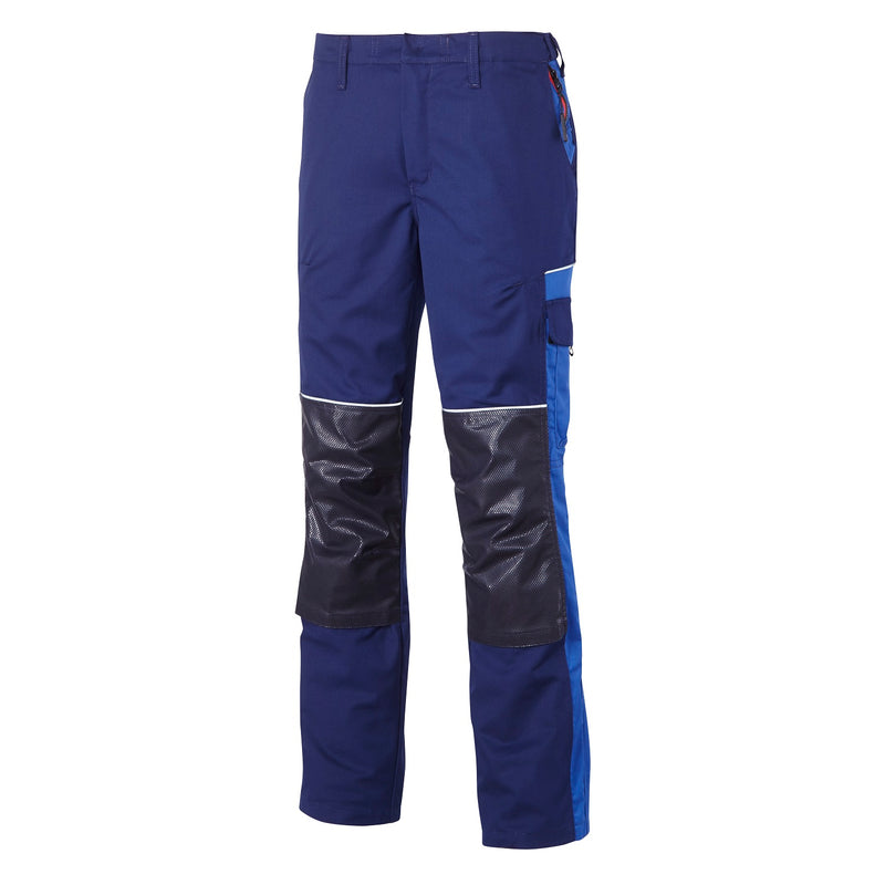 Bundhose zweifarbig Masterline | CWS Workwear | Farbe: marine / blau | Frontansicht