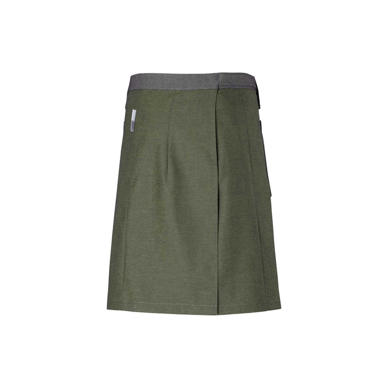 CWS Workwear Bistroschürze Scandic Line | Farbe: dunkelgrün / grau | Rückansicht