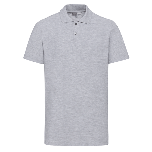 Poloshirt kurzarm - Frontansicht | Farbe: Hellgrau Melange | CWS Workwear